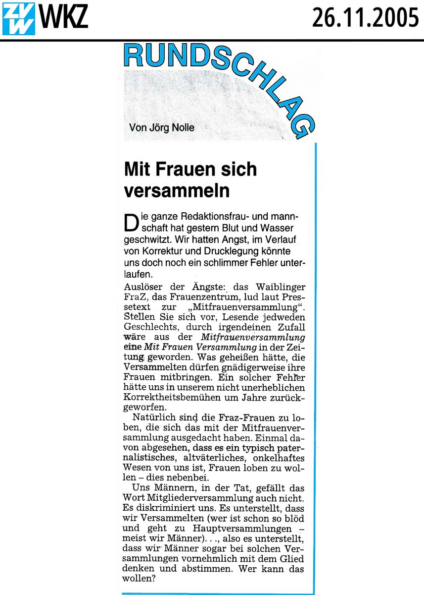 Mit Frauen sich versammeln