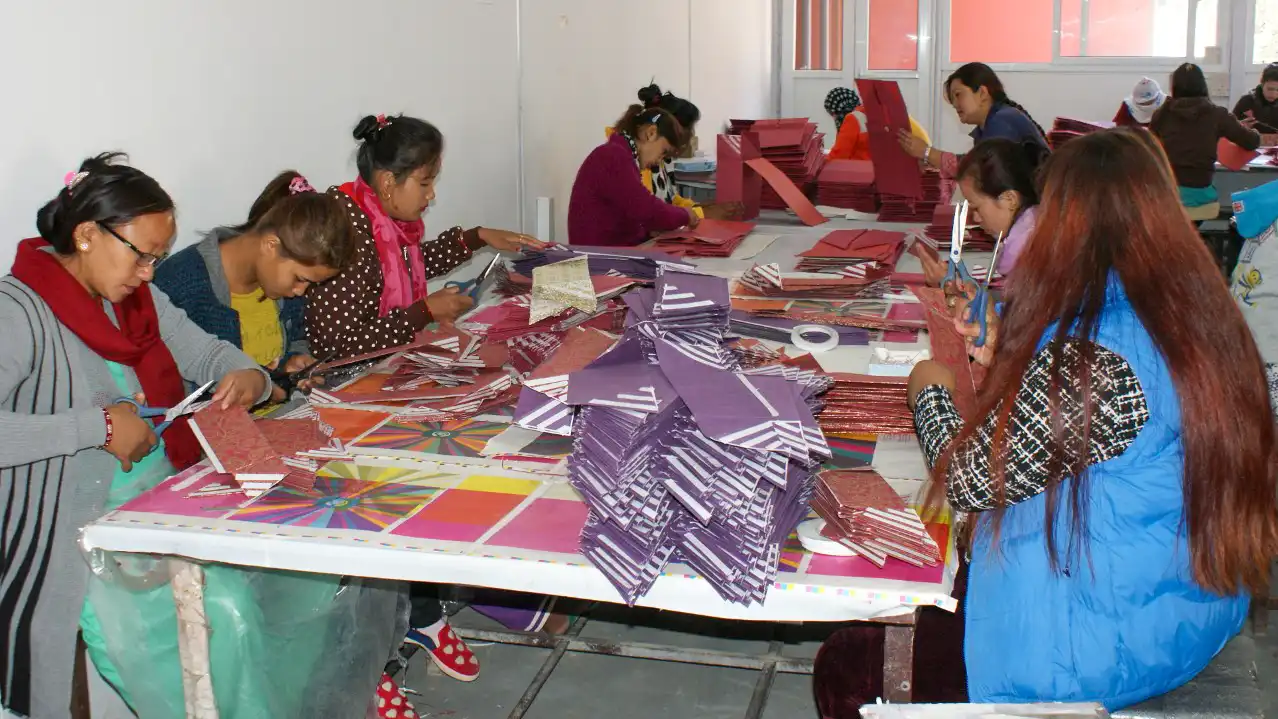 Frauen-Kooperative in Nepal