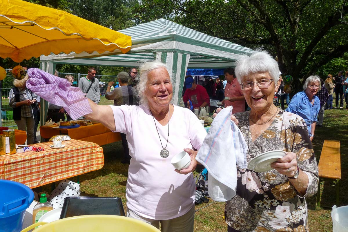 Kuchenstand 2014 auf der Erleninsel