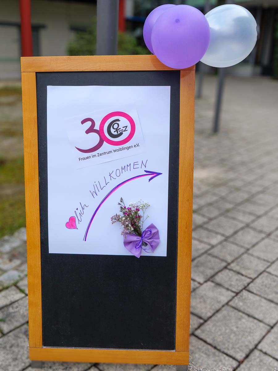 30 Jahre FraZ - Empfangsplakat 30 Jahre FraZ - Empfangsplakat