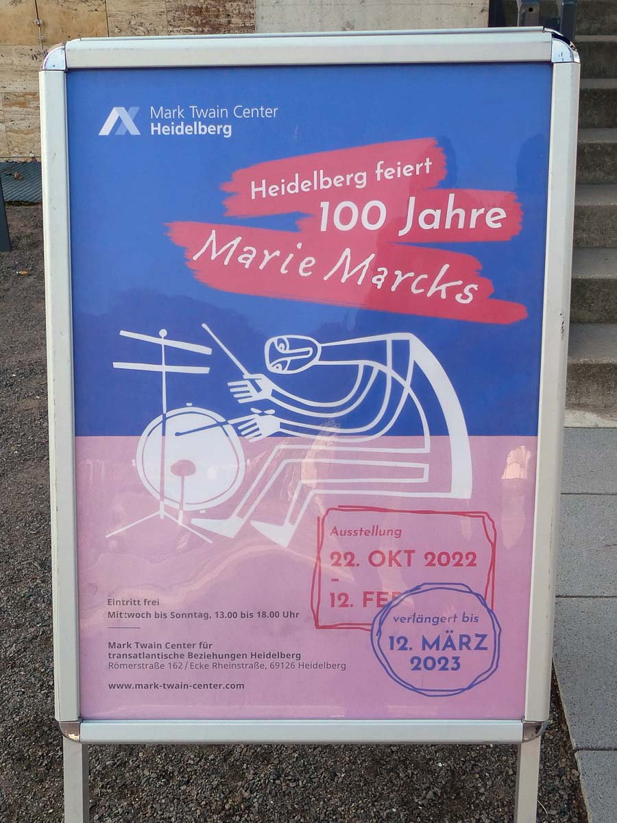 Marie Marcks Ausstellung Plakat Marie Marcks Ausstellung Plakat