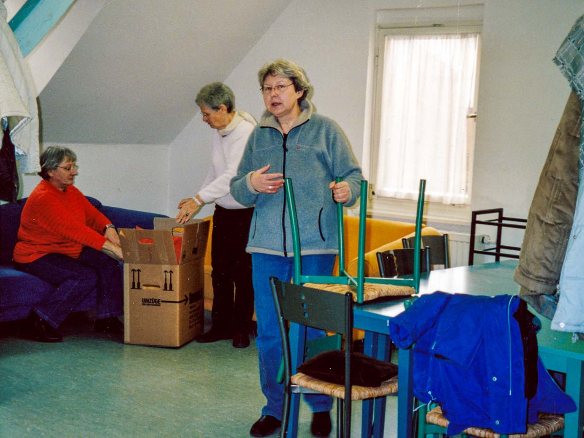 Umzug in die Hahnsche Mühle Umzug in die Hahnsche Mühle
