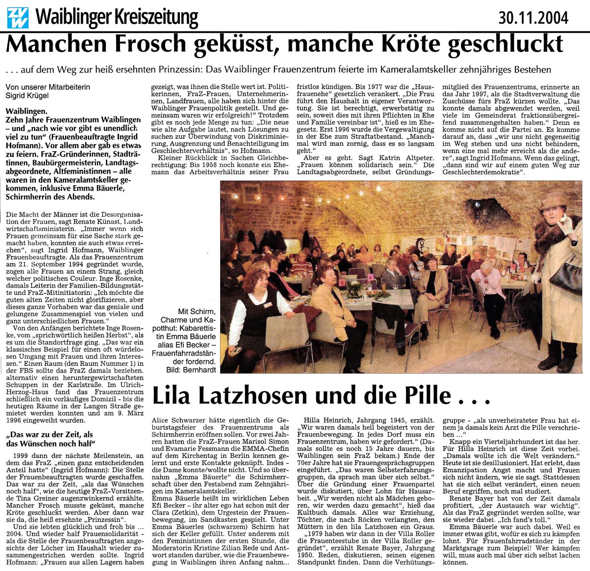 Fest 10 Jahre FraZ