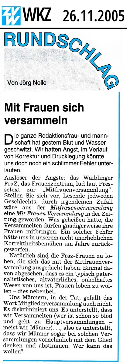 Mit Frauen sich versammeln